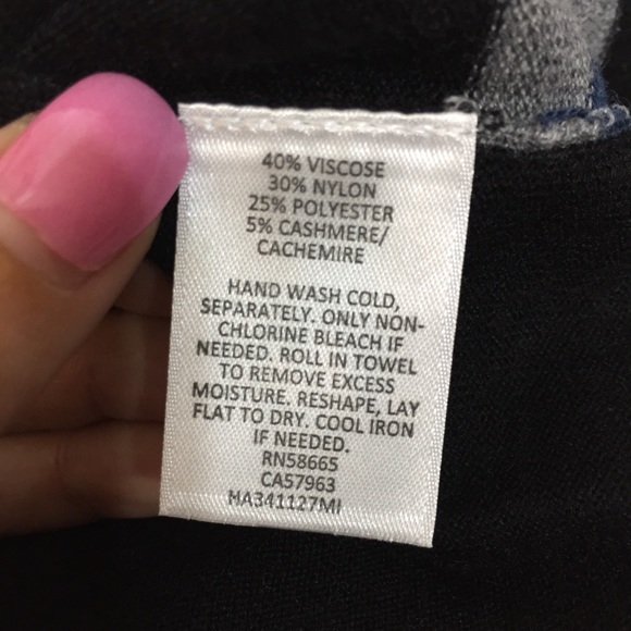 Halogen Striped Long Sleeve Scoop Neck Sweater - Picture 5 of 5